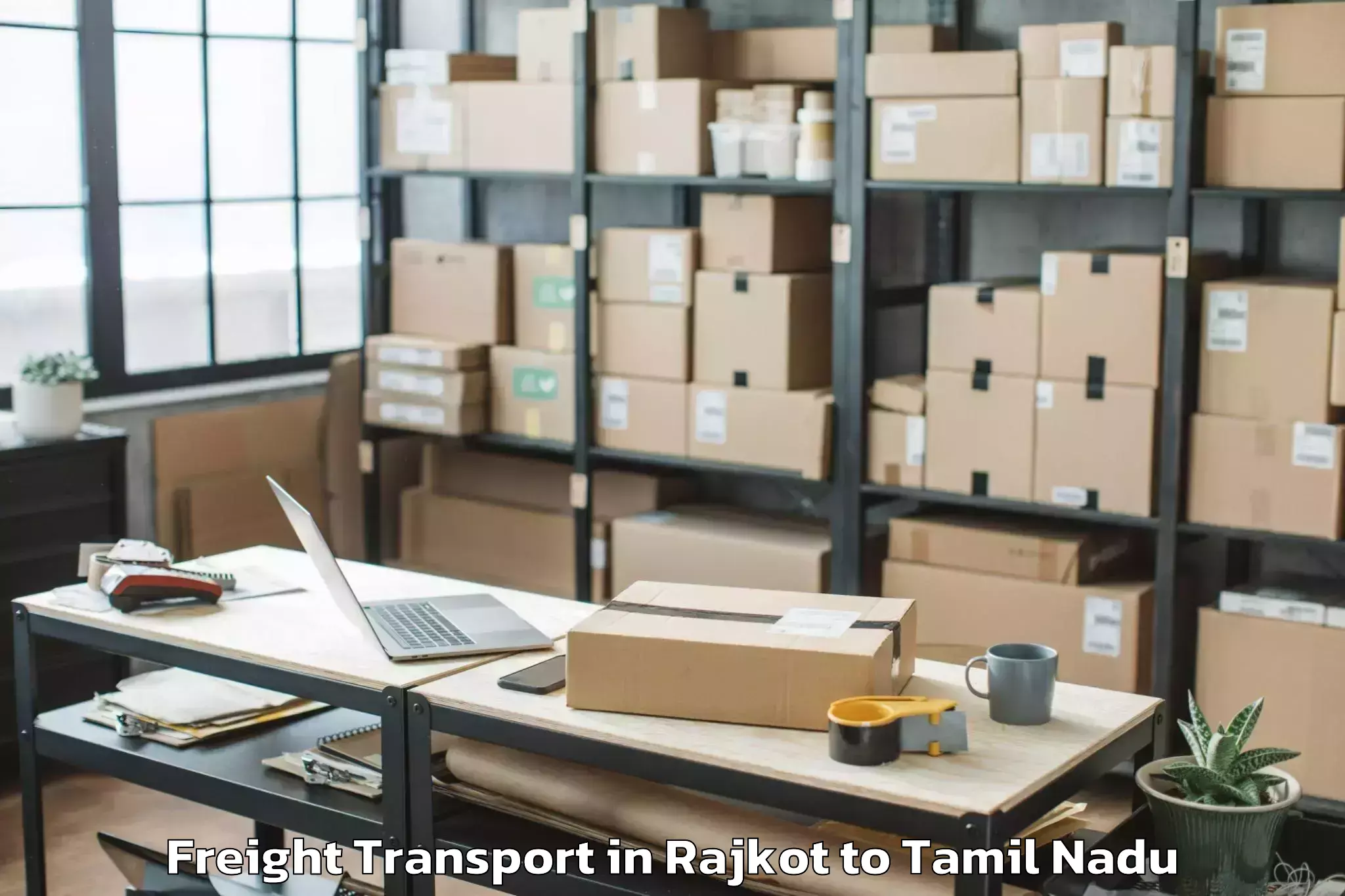 Easy Rajkot to Chinna Salem Freight Transport Booking